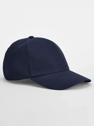 EarthAware® Classic Organic Cotton 5 Panel Cap - french Navy, UNICA