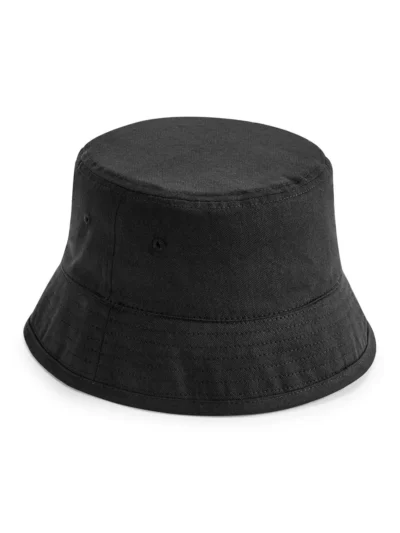 Organic Cotton Bucket Hat - black, S/M