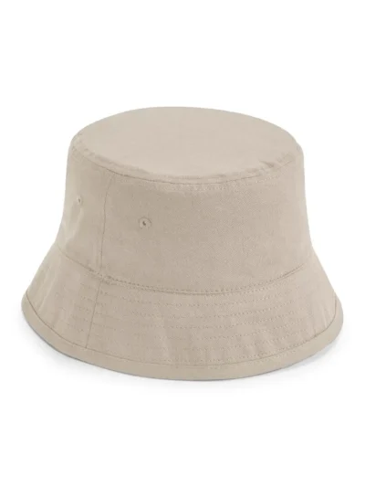 Organic Cotton Bucket Hat - sand, S/M