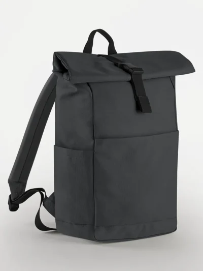 Premium Recycled Roll Top Backpack - graphite grey, UNICA