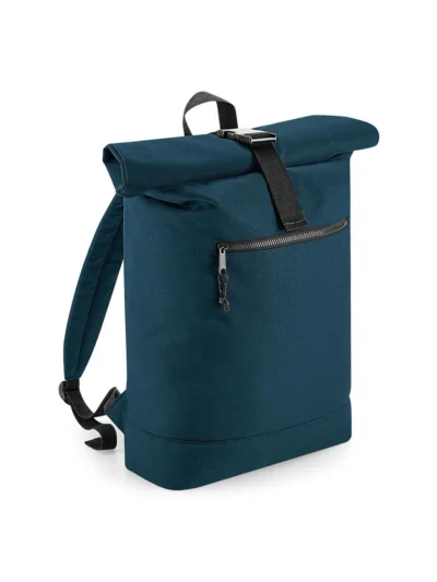 Recycled Roll-Top Backpack - petrol, UNICA