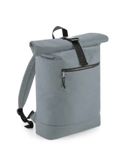 Recycled Roll-Top Backpack - pure grey, UNICA
