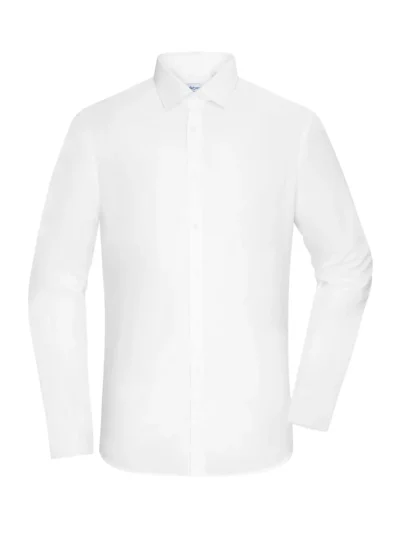 Men's Shirt - SLIM FIT - - white, L