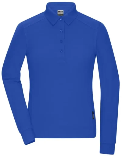 Ladies' Workwear-Longsleeve Polo - royal, M
