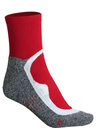 Sport Socks Short - red, 35-38