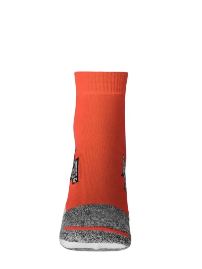 Sport Sneaker Socks - bright-orange/white, 42-44