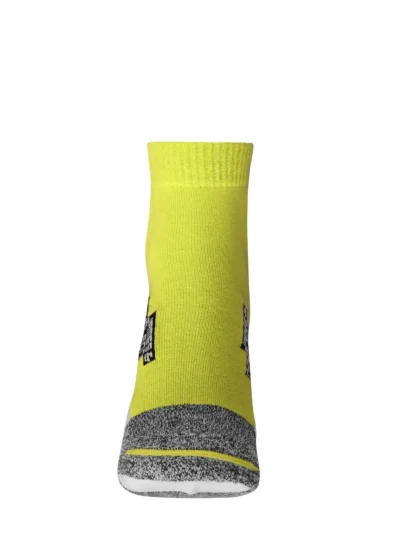 Sport Sneaker Socks - bright-yellow/white, 42-44