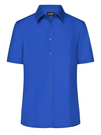 Ladies' Business Shirt Shortsleeve - royal, XL