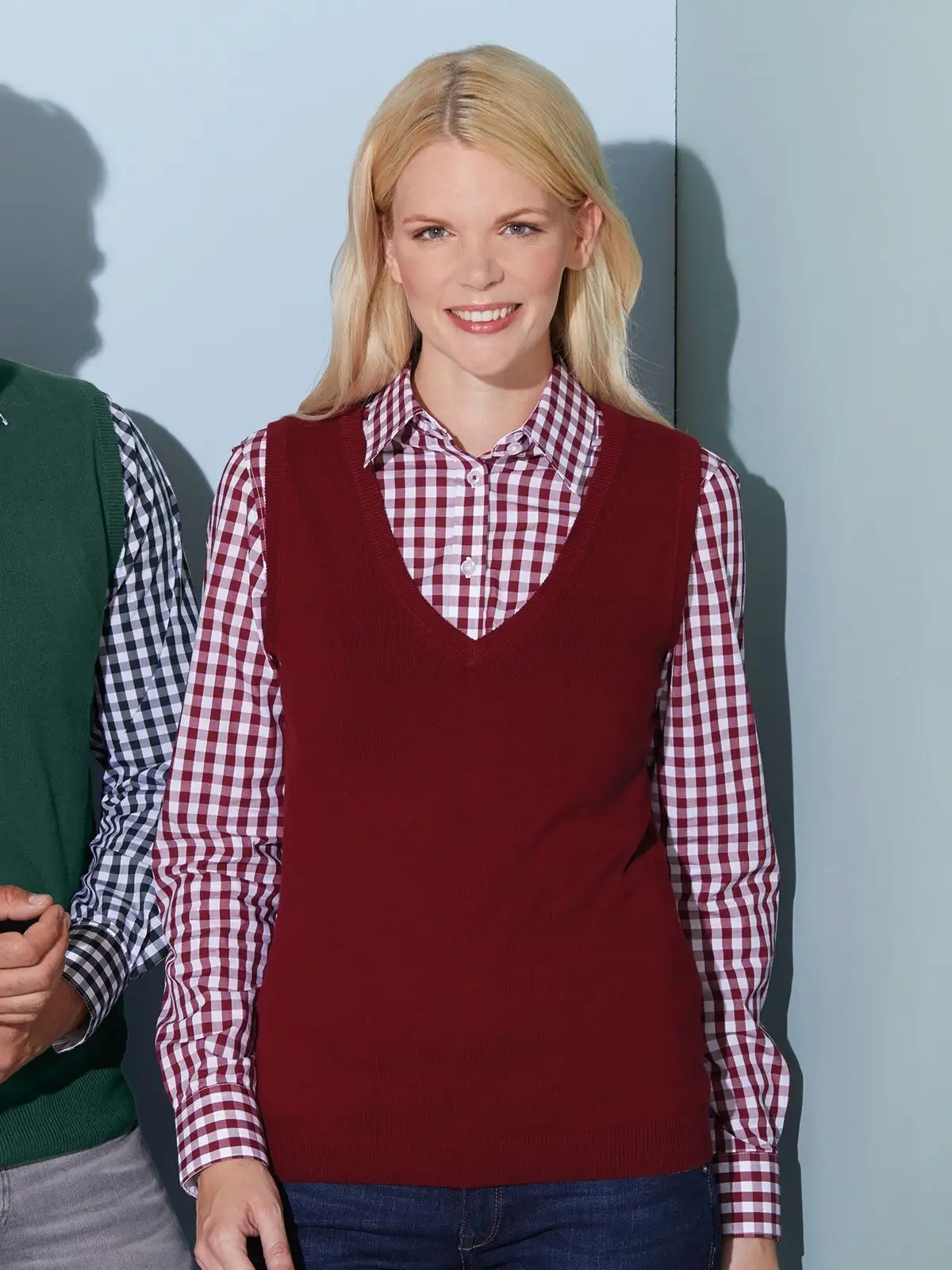 Ladies' V-Neck Pullover