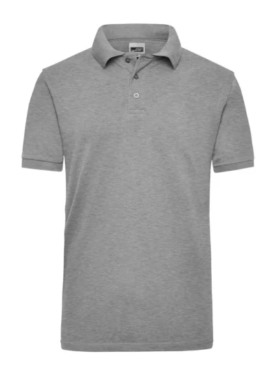 Workwear Polo Men - grey heather, M