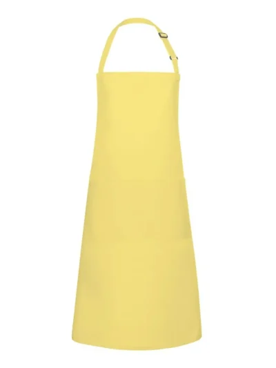 Bistro Apron Basic With Buckle And Pocket - Sunny Yellow, UNICA