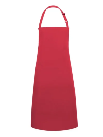 Bistro Apron Basic With Buckle And Pocket - Raspberry, UNICA