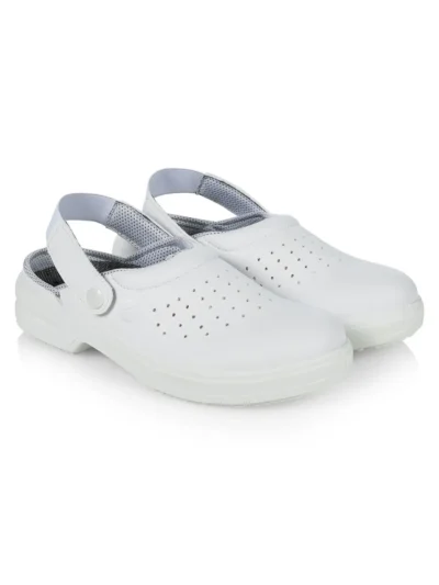 Safety Shoe Oxford - white, 40