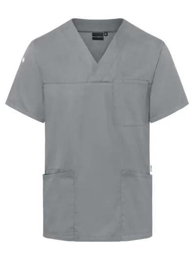 Mens Slip-on Tunic - Essential - Platinum Grey, M