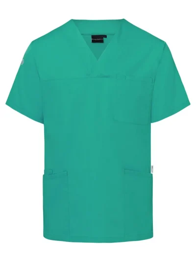 Mens Slip-on Tunic - Essential - Emerald Green, XXL