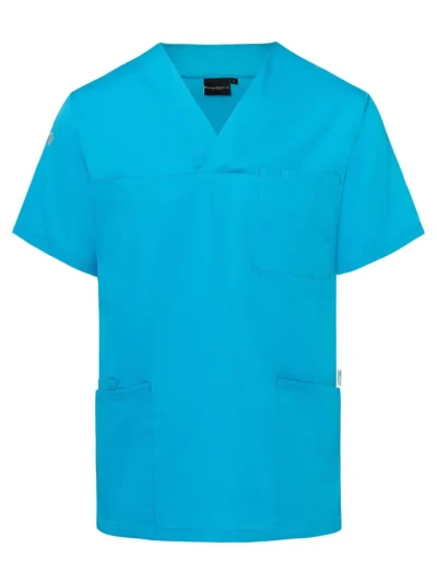 Mens Slip-on Tunic - Essential - Pacific Blue, M