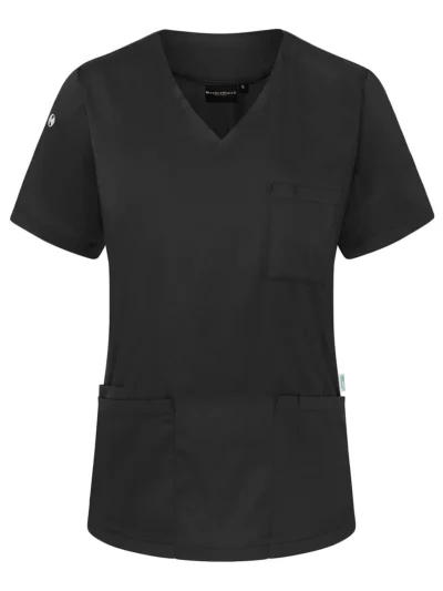 Ladies Slip-On Tunic - Essential - black, 3XL
