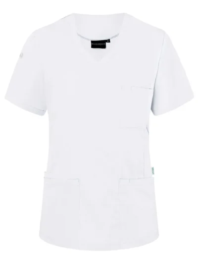 Ladies Slip-On Tunic - Essential - white, XL