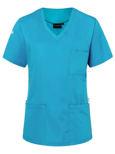Ladies Slip-On Tunic - Essential - Pacific Blue, M