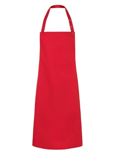 Bib Apron Santorini 75 x 95 cm - red, UNICA