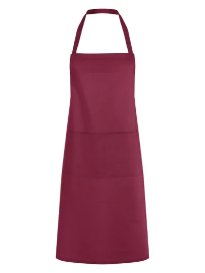 Bib Apron Denmark 75 x 95 cm - bordeaux, UNICA