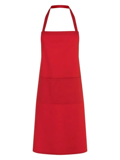 Bib Apron Denmark 75 x 95 cm - red, UNICA