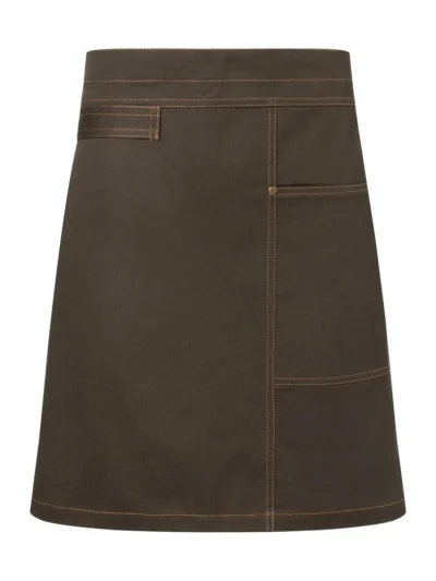 Waist Apron Urban Casual Style - chocolate, UNICA