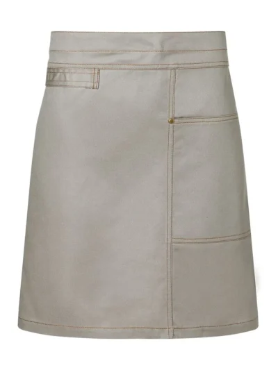 Waist Apron Urban Casual Style - Stone Grey, UNICA