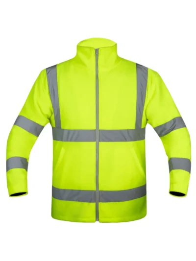 Fleece-Jacket - yellow, S