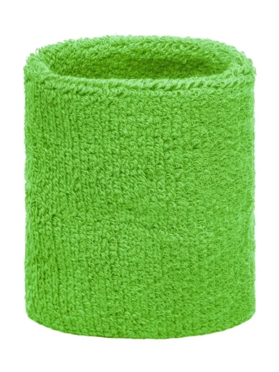 Terry Wristband - lime green, UNICA