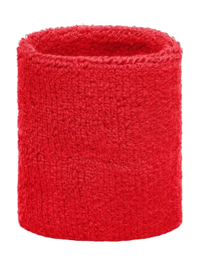 Terry Wristband - red, UNICA