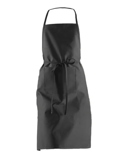 Basic Apron with Pocket - black, UNICA