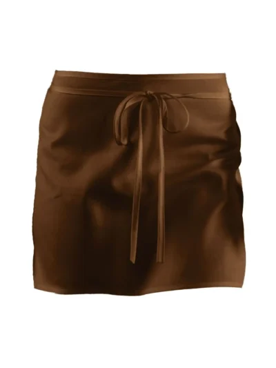 Basic Half Apron - brown, UNICA