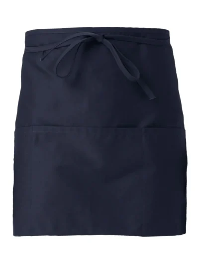 Half apron with large pocket - navy, UNICA