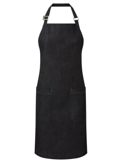 Organic Denim Fairtrade Bib Apron - indigo denim, UNICA