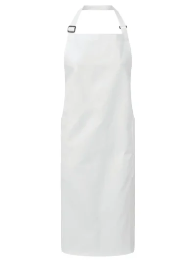 Recycled and Organic Fairtrade Bib Apron - white, UNICA
