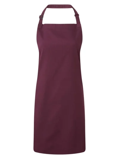 Colours Bib Apron - aubergine, UNICA