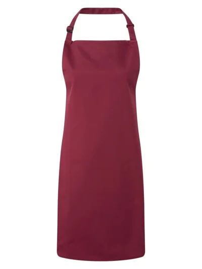 Colours Bib Apron - burgundy, UNICA