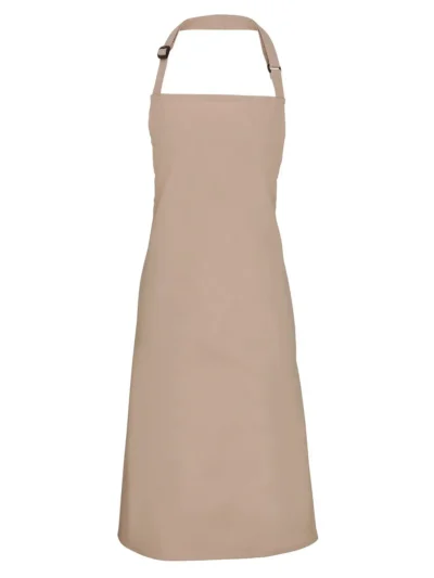 Colours Bib Apron - latte, UNICA