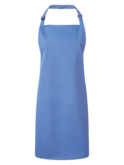 Colours Bib Apron - mid blue, UNICA