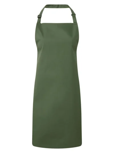 Colours Bib Apron - moss, UNICA