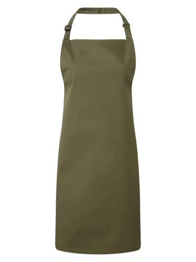 Colours Bib Apron - olive, UNICA