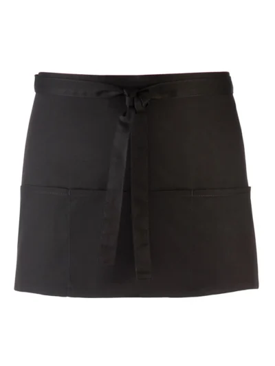 Colours Collection Three Pocket Apron - black, UNICA
