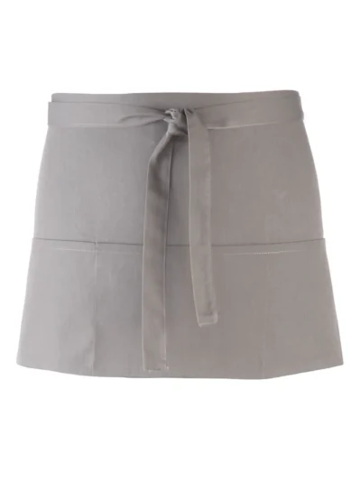 Colours Collection Three Pocket Apron - silver, UNICA
