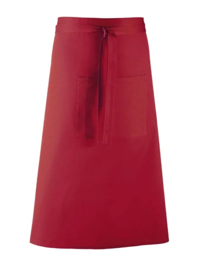 Colours Bar Apron - burgundy, UNICA