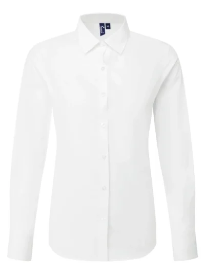 Camicia donna in popeline 'recyclight' - white, XL