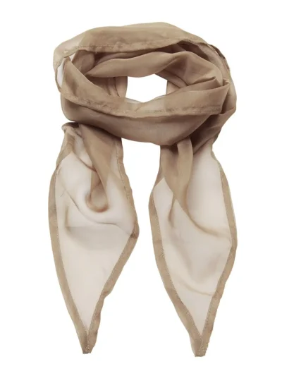 Ladies Chiffon Scarf - khaki, UNICA