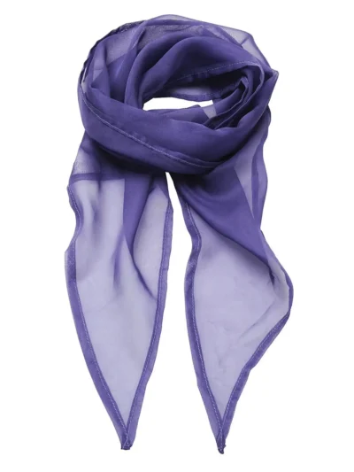 Ladies Chiffon Scarf - purple, UNICA