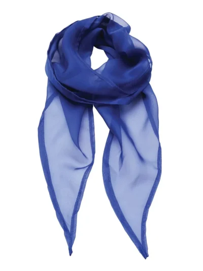 Ladies Chiffon Scarf - royal, UNICA