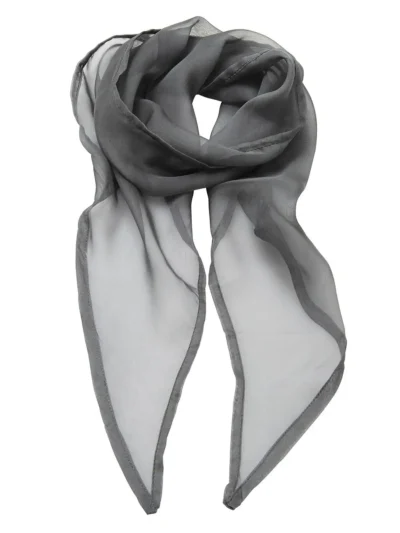 Ladies Chiffon Scarf - sage, UNICA